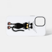 Katzenwitterungsstoff iPhone Hülle (Rückseite (Horizontal))