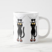 Katzenwitterungsstoff Jumbo-Tasse (Rechts)
