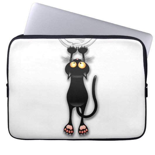 Katzenwitterungsstoff Laptopschutzhülle (Vorderseite)