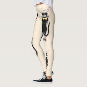 Katzenwitterungsstoff Leggings (Links)