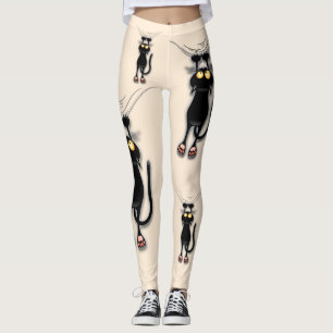 Katzenwitterungsstoff Leggings