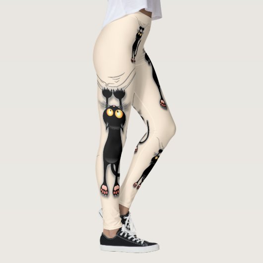 Katzenwitterungsstoff Leggings (Rechts)
