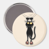 Katzenwitterungsstoff Magnet (Vorderseite/Rückseite)