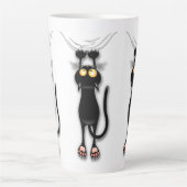 Katzenwitterungsstoff Milchtasse (Vorderseite)