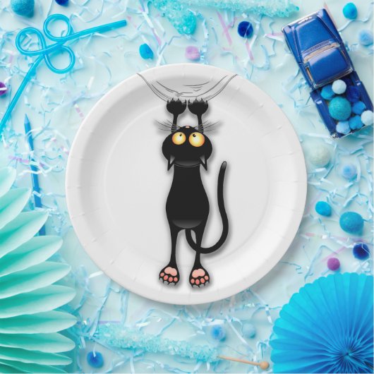 Katzenwitterungsstoff Pappteller (Party)