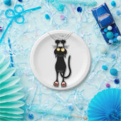 Katzenwitterungsstoff Pappteller (Party)