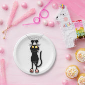 Katzenwitterungsstoff Pappteller (Party)