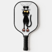 Katzenwitterungsstoff Pickleball Schläger (Rückseite)