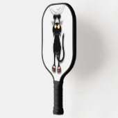 Katzenwitterungsstoff Pickleball Schläger (Links)