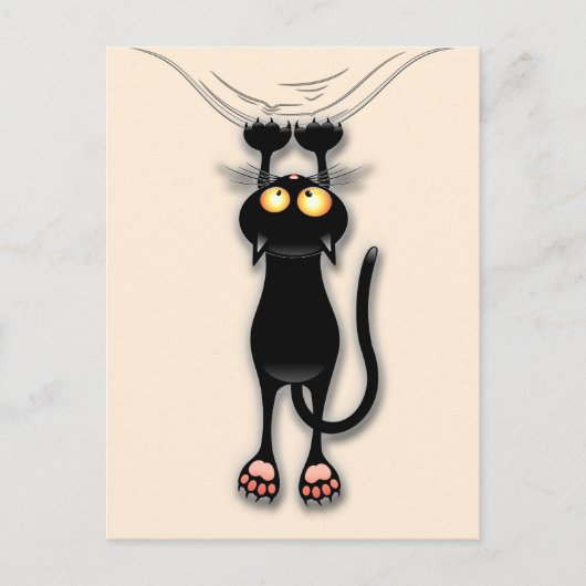 Katzenwitterungsstoff Postkarte (Vorderseite)