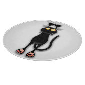 Katzenwitterungsstoff Schneidebrett (Ecke)