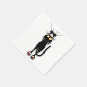 Katzenwitterungsstoff Serviette (Ecke)