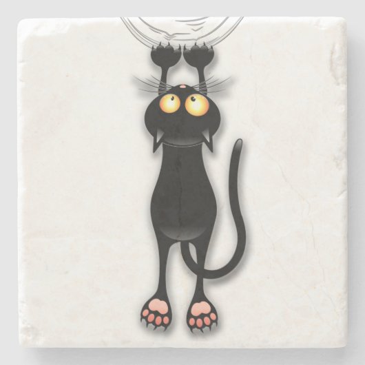 Katzenwitterungsstoff Steinuntersetzer (Vorderseite)