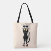 Katzenwitterungsstoff Tasche (Rückseite)