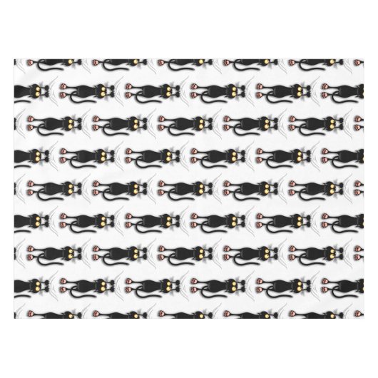 Katzenwitterungsstoff Tischdecke (Vorderseite (Horizontal))