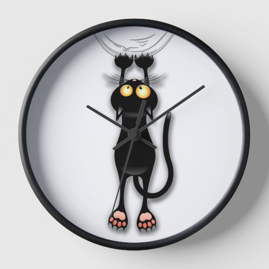 Katzenwitterungsstoff Uhr (Vorderseite)