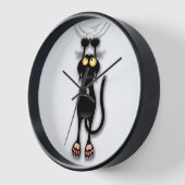 Katzenwitterungsstoff Uhr (Winkel)
