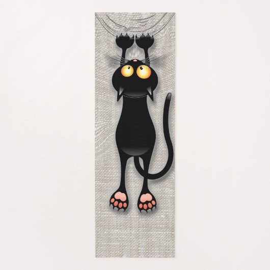 Katzenwitterungsstoff Yogamatte (Vorderseite)