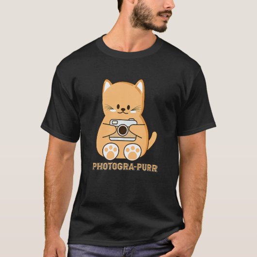 Katzenwitz-Fotografin T-Shirt (Vorderseite)