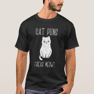 Katzenwitze machen mich verrückt Katze T-Shirt