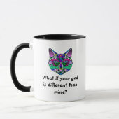 Katzenwolf mandala tasse (Links)