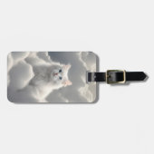 Katzenwolke Gepäckanhänger (Vorderseite horizontal)