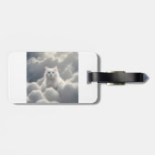 Katzenwolke Gepäckanhänger (Rückseite horizontal)