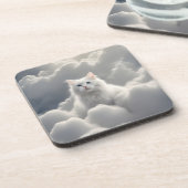 Katzenwolke Getränkeuntersetzer (Linke Seite)