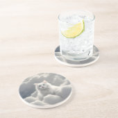 Katzenwolke Getränkeuntersetzer (Seite)