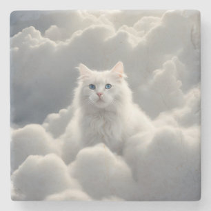 Katzenwolke Steinuntersetzer