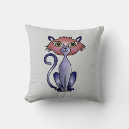 Katzenwurfpilz - Crazy Cat Themed Gift Kissen