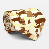 Katzenwüsten-Silhouette Krawatte (Gerollt)