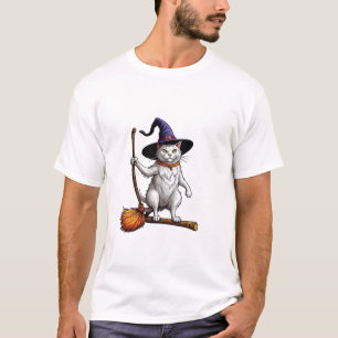 Katzenzauberer Halloween Hexe Mystische Katzenlieb T-Shirt