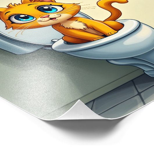 Katzenzeit Fotodruck (Ecke)