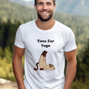 Katzenzeit für Yoga-T - Shirt