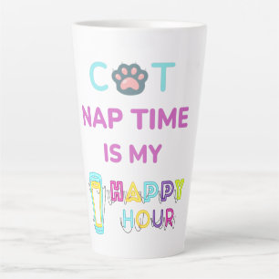 Katzenzeit ist meine Happy Hour Milchtasse