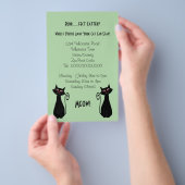 Katzenzucht Design Flyer (Handgriff)