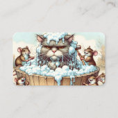 Katzenzucht mit Mäusen Visitenkarte (Vorderseite)