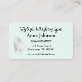 Katzenzucht mit Mäusen Visitenkarte (Rückseite)