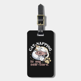 Katzenzuklopfen ist mein Niedliches Katzenangebot Gepäckanhänger