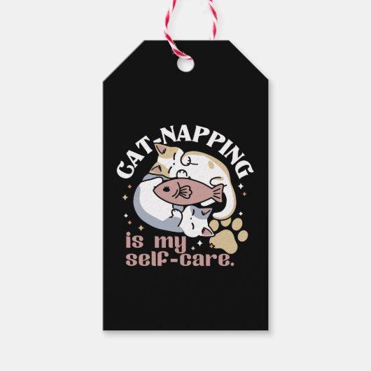 Katzenzuklopfen ist mein Niedliches Katzenangebot Geschenkanhänger (Vorderseite)