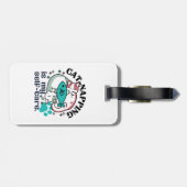 Katzenzupfen ist meine Selbstversorgung: Niedliche Gepäckanhänger (Rückseite horizontal)