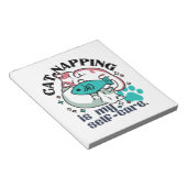 Katzenzupfen ist meine Selbstversorgung: Niedliche Notizblock (angewinkelt)