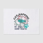 Katzenzupfen ist meine Selbstversorgung: Niedliche Seidenpapier (Vorderseite)