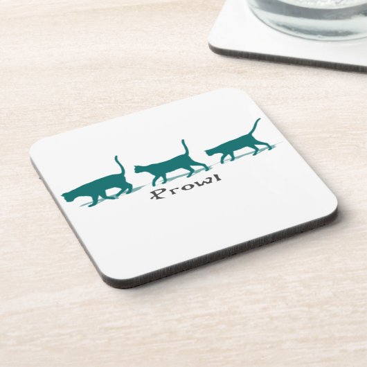 KatzeProwl Getränkeuntersetzer (Linke Seite)