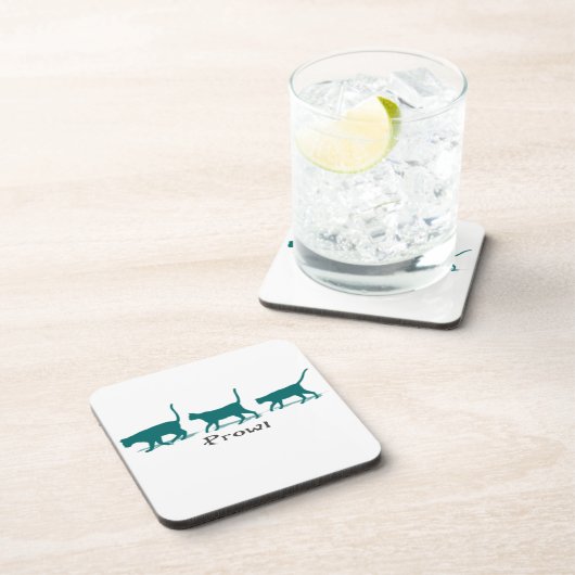 KatzeProwl Getränkeuntersetzer (Rechte Seite)