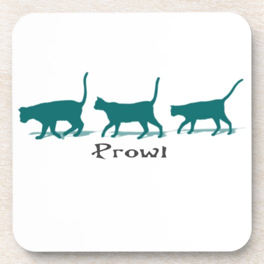 KatzeProwl Getränkeuntersetzer (Vorderseite)