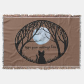 Katzethrow-Decke Katze Lover Blanket Le Chat Fat Decke (Vorderseite)