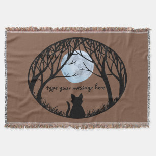 Katzethrow-Decke Katze Lover Blanket Le Chat Fat Decke