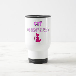 "Katzewhisperer-" Katzen-Liebhaber-Geschenke Reisebecher